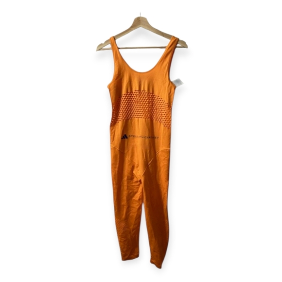 Adidas Stella McCartney True Strength Knit Yoga Bodysuit Onesie/Jumpsuit - Picture 2 of 12